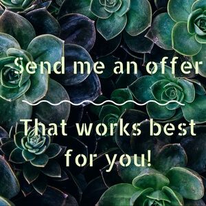 Send me an offer that fits your budget!